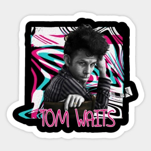 tom waits Sticker